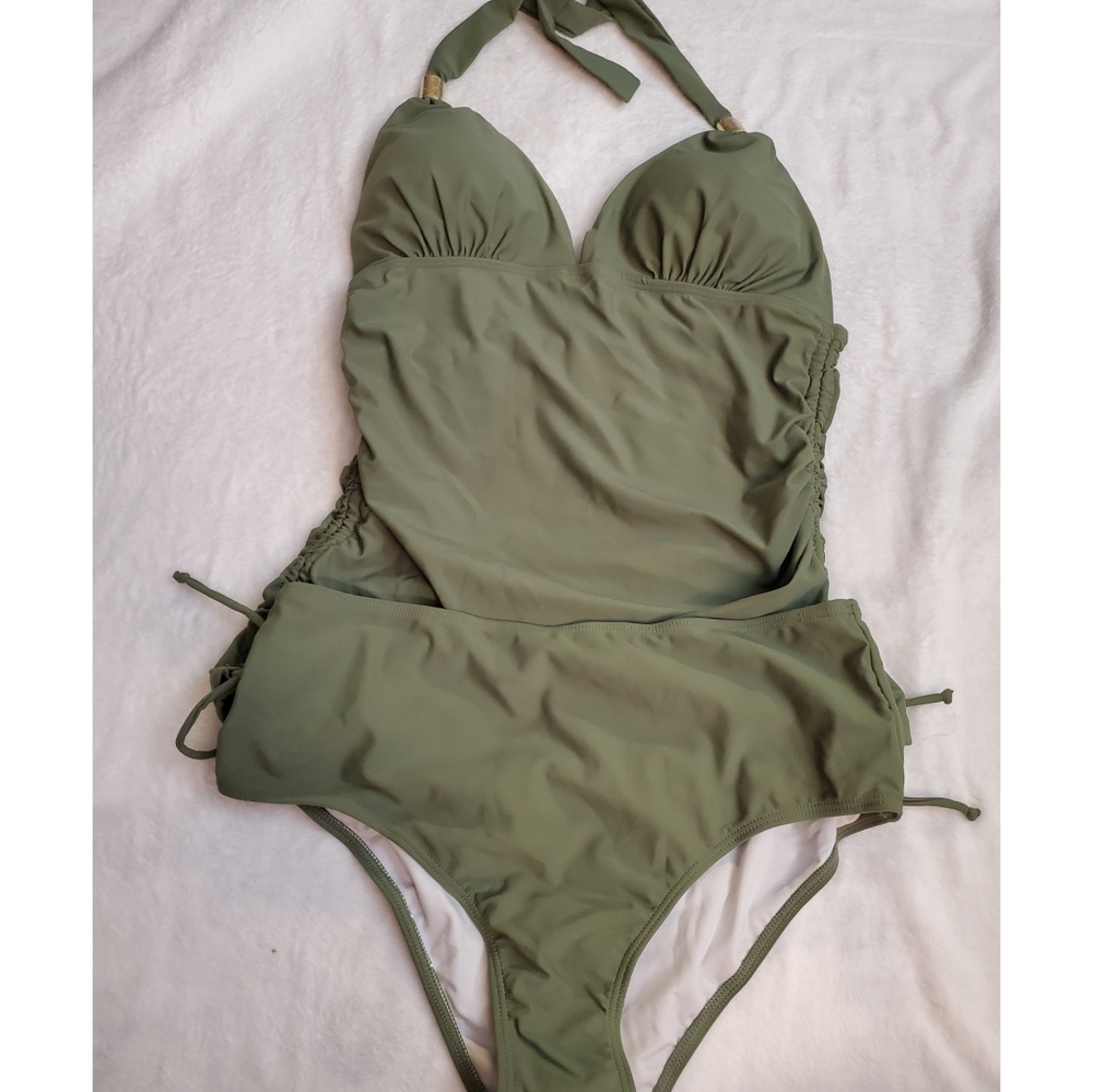 Two Piece Tummy Control Halter Tankini Bathing Suits